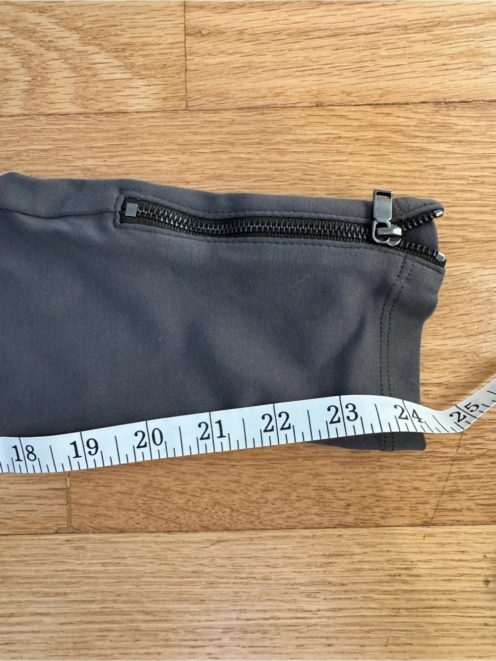 David Lerner Moto Leggings Size Medium Olive Drab Green Grey